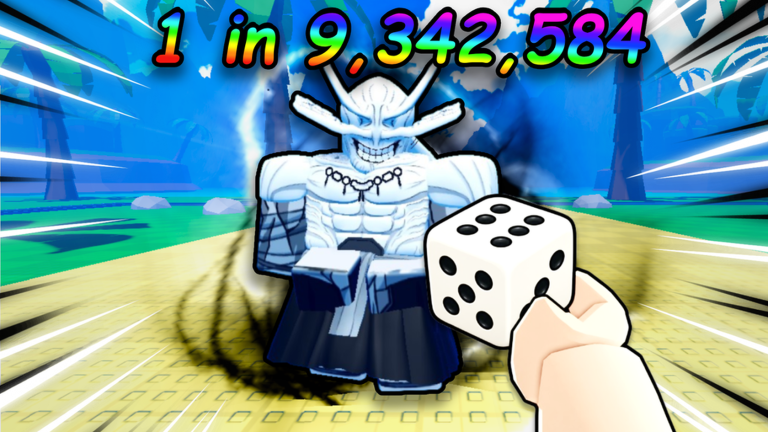 Anime Dice Roblox gameplay featuring a character and dice